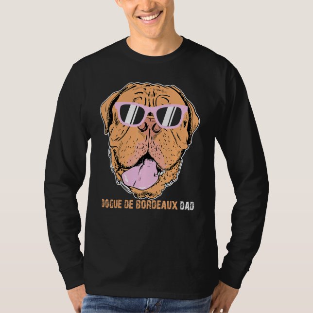 Camiseta Dogue De Bordeaux Pai Tee For Dog Owners D (Frente)
