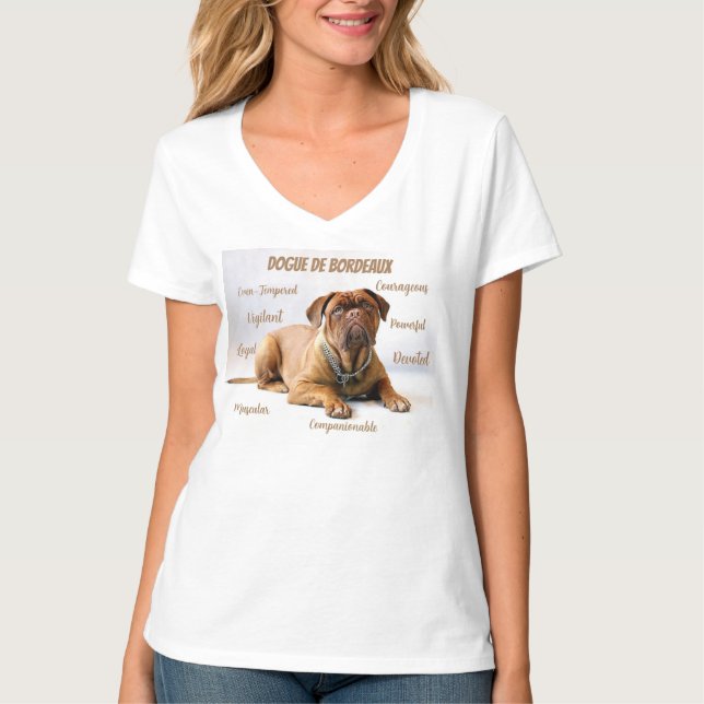 Camiseta Dogue de Bordeaux Personalidade  (Frente)
