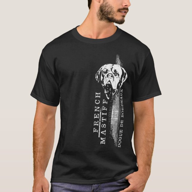 Camiseta Dogue de Bordéus - Mastiff francês (Frente)