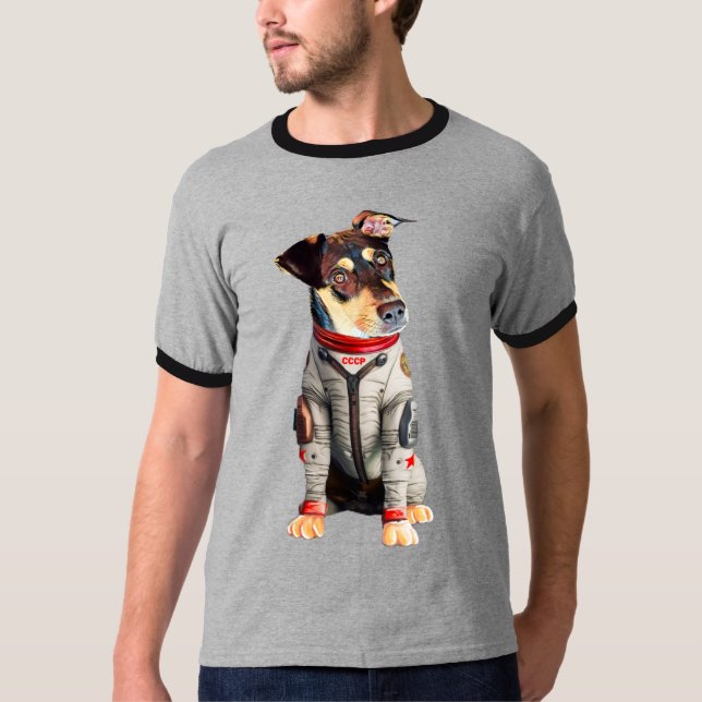Camiseta Dogue espacial (Frente)