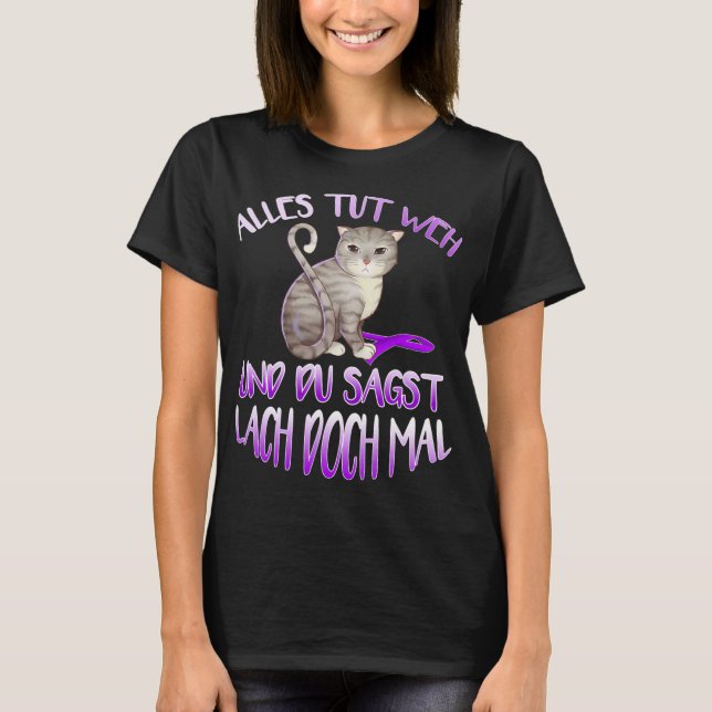 Camiseta Dói E Você Diz Rir Fibromialgia Familiar Awaren (Frente)