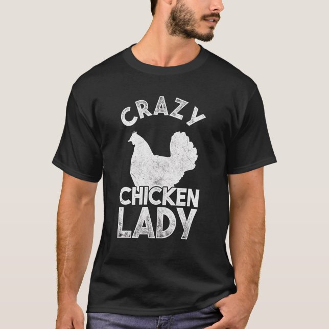 Camiseta Doida da Galinha Frango (Frente)