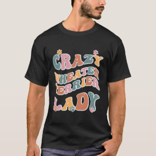 Camiseta Doida Dama do Wheaten Terrier Estampa Costas