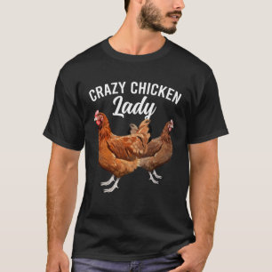 Camiseta Doida de Galinha Dona de Galinha Mãe de Galinha Fr