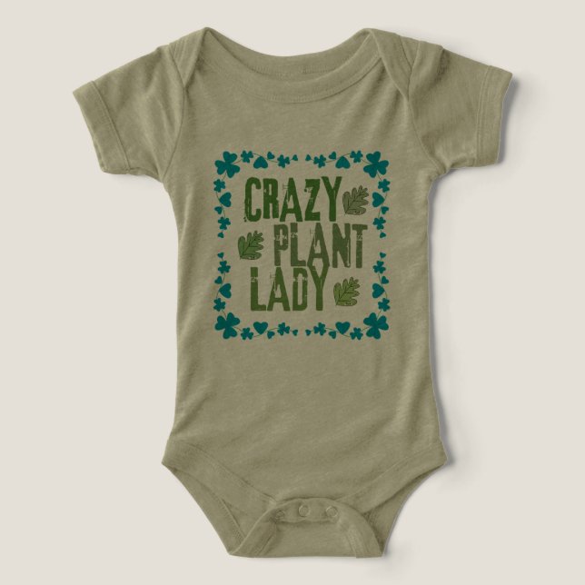 Camiseta Doida por Plantas (Design frontal)