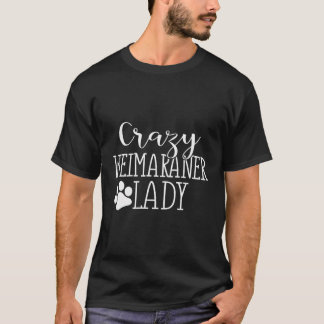 Camiseta Doido Weimaraner Lady Funny Weimaraner Gift