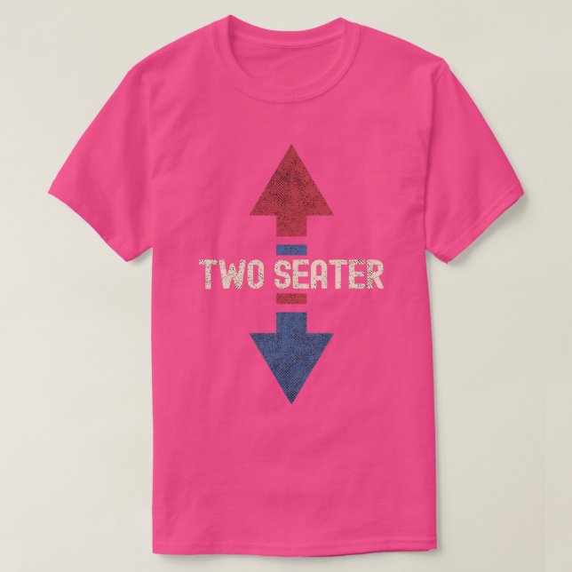 Camiseta Dois assentos (Frente do Design)