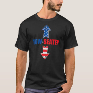 Camiseta Dois assentos 4 de julho Dia Vintage American 9