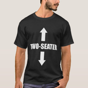 Camiseta Dois assentos engraçados