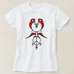 Camiseta Dois beija-flores