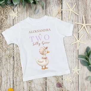 Camiseta Dois Bobos de segundo aniversário de Garota Bonita
