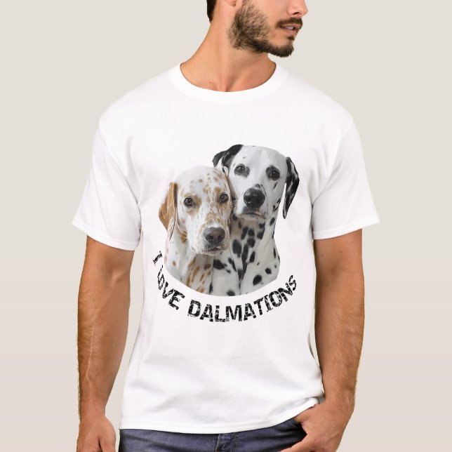 Camiseta Dois Cães Dalmation (Frente)