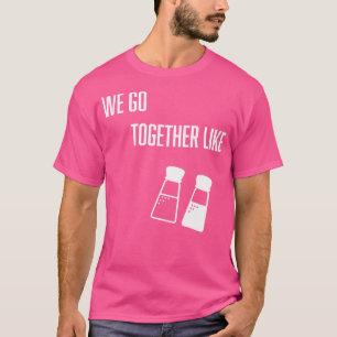 Camiseta Dois Casais Que Iremos Juntos Como Sal E Pimenta