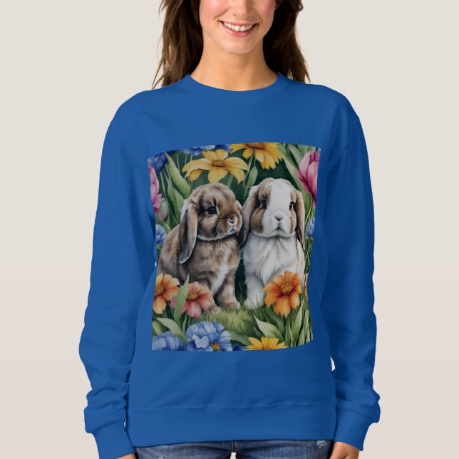 Camiseta Dois coelhos de coelhinho (Frente)
