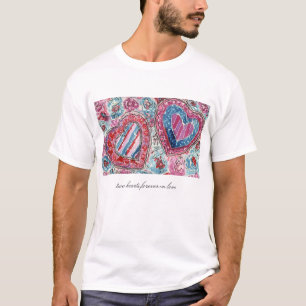 Camiseta Dois corações