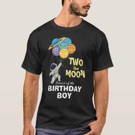 Camiseta Dois da Lua Pai do Poço de Aniversário
