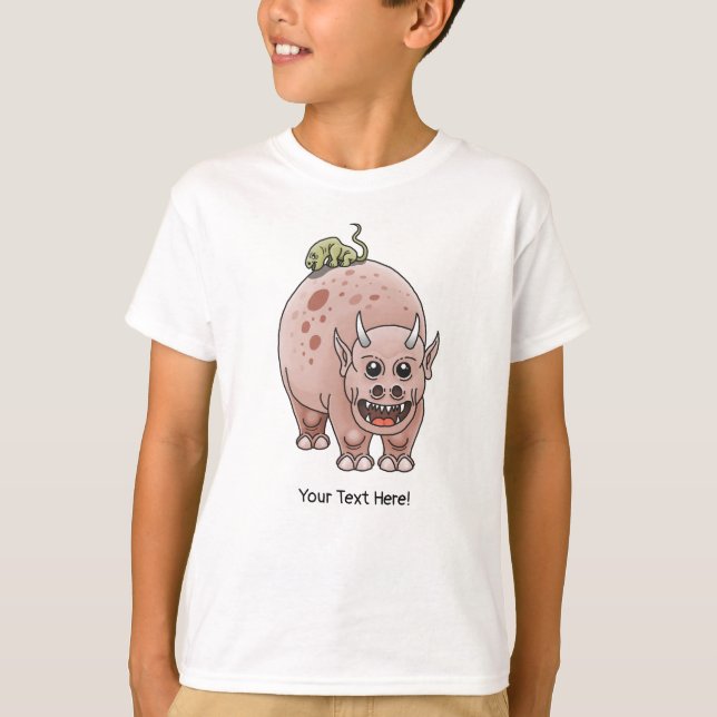 Camiseta Dois Dinossauros Fantasiosos (Frente)