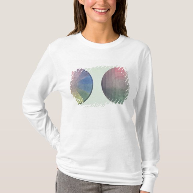 Camiseta Dois estudos da seção transversal e longitudinal (Frente)