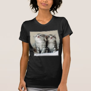 Camiseta Dois gatinhos bonitos