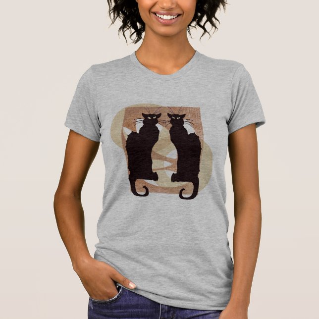 Camiseta Dois Gatos Pretos (Frente)