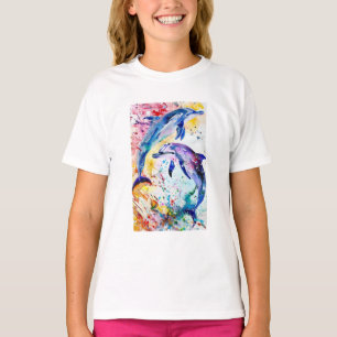 Camiseta Dois golfinhos bonito