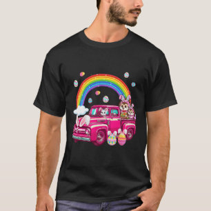 Camiseta Dois Hedgehogs Coelhinhos Bonitos Na Páscoa De Cam