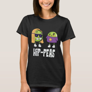 Camiseta Dois Hippie Peas Vegetables Veggie Verde Saudável 