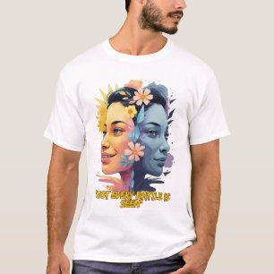 Camiseta Dois lados da mente - nem todas as batalhas são vi
