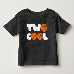Camiseta Dois Legal Tema De Basquete De segundo aniversário