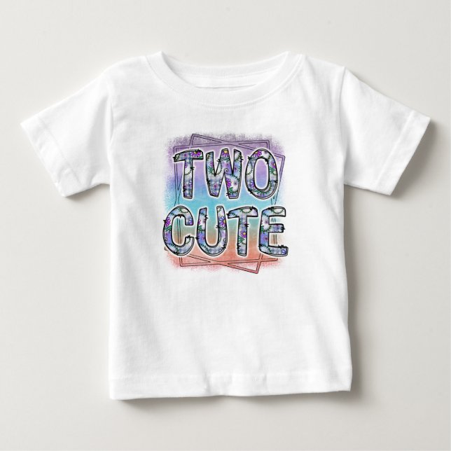 Camiseta Dois Lindos para 2º Aniversário  (Frente)