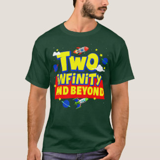 Camiseta Dois Meninos Infinitos E Além Do Aniversário De 2