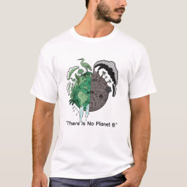 Camiseta Dois Mundos Eco Terra | Conscientização sobre Sust