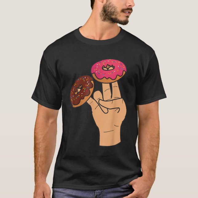 Camiseta Dois Na Rosa No Chocante Engraçado (Frente)