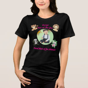 Camiseta Dois no Bicho Safari da Selva Animais Aniversário