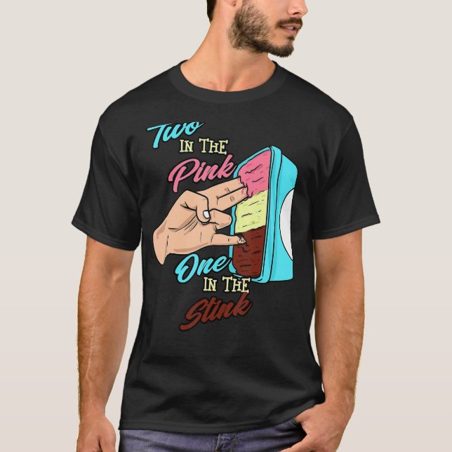 Camiseta Dois No Rosa, No Fedor (Frente)