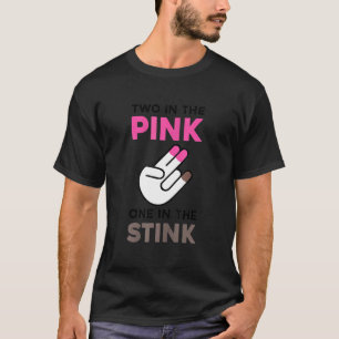 Camiseta Dois no Rosa Um no Fedor Choque Meme