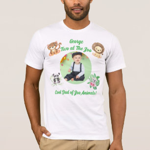 Camiseta Dois no Zoológico Safari Animais da Selva Aniversá