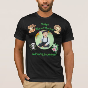 Camiseta Dois no Zoológico Safari Animais da Selva Aniversá