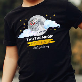Camiseta Dois O segundo aniversário Da Lua