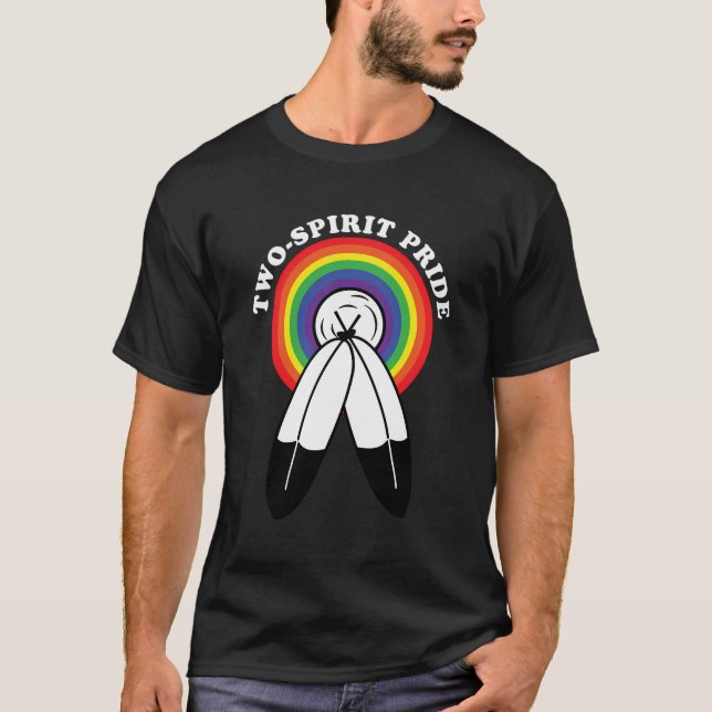Camiseta Dois Orgões Espirituosos Com Círculo Arco-Íris Doi (Frente)