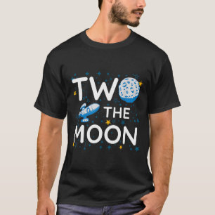 Camiseta Dois Para a Lua 2º Planetas Amante Aniversário Roc