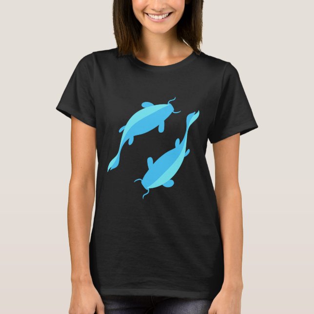 Camiseta Dois Peixes Azuis (Frente)
