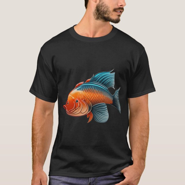 Camiseta Dois peixes dourados (Frente)