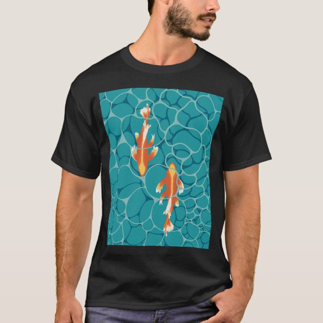 Camiseta Dois peixes na água (Frente)