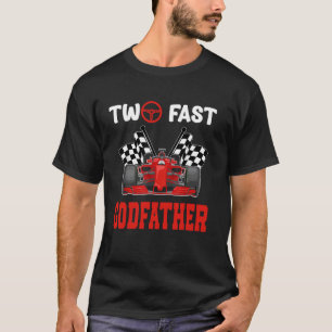 Camiseta Dois Pit Crew-Racing Família Carros Rápido Pit Pit