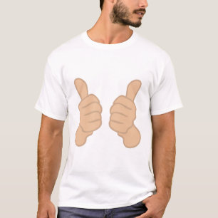 Camiseta Dois polegares para cima