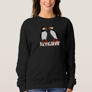 Camiseta Dois Puffins Cutes De Reykjavík Islândia 1