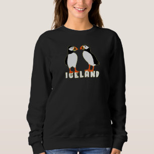 Camiseta Dois Puffins Da Islândia