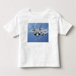 Camiseta Dois Raptores F-22 sobrevoam o Oceano Pacífico 2