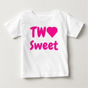Camiseta Dois segundos aniversários Doce